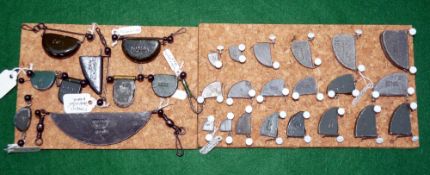 LEAD WEIGHTS: (Qty) Good collection of Hardy named lead weights incl. Release lead, Anti-kink,