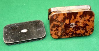 FLY BOXES: (2) Hardy Neroda mottled brown pocket fly box, 6.25