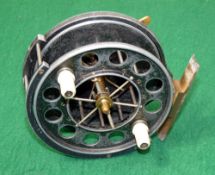 REEL: Early Allcock's Aerial side lever check trotting reel, 4