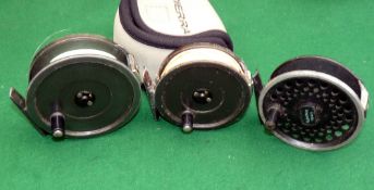 REELS: & SPOOLS. (5) Hardy The Uniqua 3.75