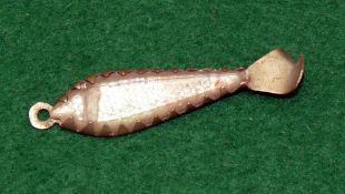 LURE: Fine early Victorian glass lure fishing bait, 2