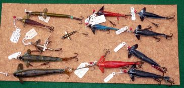 LURES: Collection of mainly Hardy Special Phantom Sole Skin Minnows in sizes 2