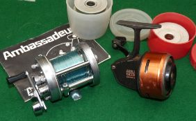 REELS & SPOOLS: (6) Abu Ambassadeur 6500C multiplier reel, in little used condition, foot stamp