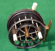 REEL: Extremely rare size Allcock lever type Aerial reel, 4