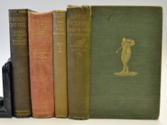 Early Golf Cornerstone Instruction books from 1900 to 1922 to incl Horace G Hutchinson-