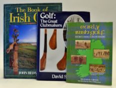 Irish Golf History Books to incl William H Gibson signed - 