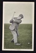 J.H Taylor 6x Open Golf Champion postcard c.1900 - published by Raphael Tuck & Sons 