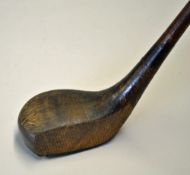 Alex Patrick Leven Perfector Pat unusual shaped round bottom driver c/w makers stamp mark below