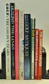 Collection of Golf Collecting Reference books to incl 2x Mort Olman 