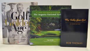 American high profile golf books to incl Bob Thomas signed 