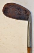 A. Compston Special niblick - stamped Scottish Hand Forged - c/w 5