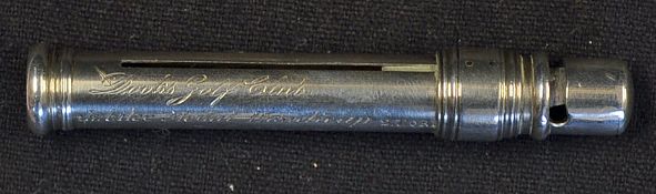 1897 Dooks Golf Club Co. Kerry Ireland Jubilee Medal silver pencil holder prize - engraved 