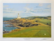 Baxter, Graeme signed Scottish golf course print - 