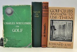 Early Golf Instruction books by Open Golf Champions from 1911 onwards to incl Arnaud Massy-
