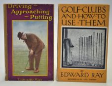 Ray, Edward (Open Golf Champion) books (2) to incl 