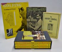 English and American Golf Instruction books to incl 
