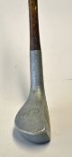 Standard Golf Co Mills Pat MS1 alloy wood with 3x circular rear lead back weights c/w original