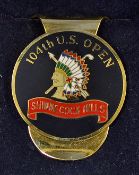 2004 Shinnecock Hill US Open Golf Championship tournament money clip - by Miller Golf Fine Jewellery
