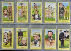 Collection of modern golf cigarette cards to incl 