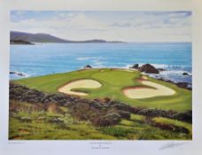 Baxter, Graeme signed USA Golf Course prints (2) to incl 