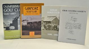 Scottish Golf Club Centenary Books - mostly in the Fife region to incl 