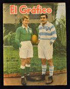 1952 Ireland Rugby tour to South America magazine - titled 