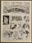 1905 England versus New Zealand rugby match illustrated report publ'd by 