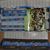 Corinthian Micro-stars Microdome Set comes in a plastic suitcase, 4x stadium pieces, 2x fold out