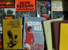 Collection of Football Books to include Kevin Keegan autographed, George Best Where Do I Go From
