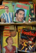 Quantity of 1950s onwards Charles Buchan's Football Monthly Magazines running from 1953 through to