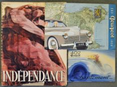 Automotive - Rare 1933 Indépendance 'L' Histoire de Peugeot' Publication - by Draeger, a ring