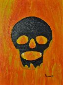 Murderabilia - Serial Killer - Anthony Sowell (b.1959) Original Oil Painting - signed to the front