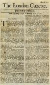 1680 The London Gazette Newspaper - contents include an Order by King Charles II in council