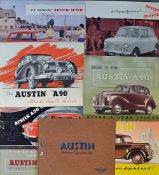 Automotive - c.1950s Austin Car Sales Brochure Selection to include 1933 Austin Britain's Dependable