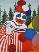 Murderabilia - Notorious Serial Killer - Very Rare John Wayne Gacy (1942-1994) Original 'I'm Pogo