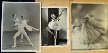 Autographs - Great Collection of 1930/40s Ballerina signed Photographs with names including Maude