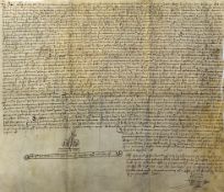 Scotland - Edmonstone 1626 Instrument of Sasine - given to James Raith by John Edmonstone, a rare