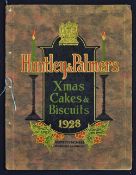 1928 Huntley & Palmers Xmas Cakes & Biscuits Sales Catalogue - A 20 page sales catalogue