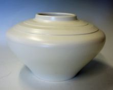 Keith Murray (1892-1981) Wedgwood Vase off white in colour, 10