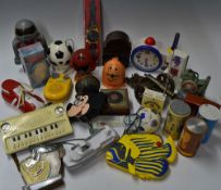 Large Selection of Vintage Novelty Radios some clock radios to include Robinsons, Mouse Music,