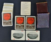Early Intercolonial Railway Souvenir Playing Cards a superb set of playing cards with real photos