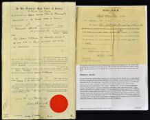 Alfred Atmore Pope - American Industrialist & Art Collector (1842-1913) a Probate Engrossment -