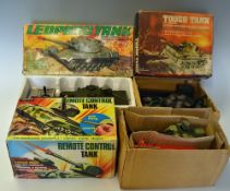 1970s Remote Control Tanks to include Tough Tank, Leopard Tank and Remote Control Tank all boxed (