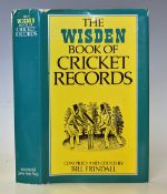 1988 The Wisden Book of Cricket Records by Bill Frindall, HB with DJ, a great reference book -