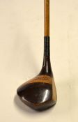 Harry Cawsey Patent 'Angsol' stripe topped brassie with alloy H shaped sole insert fitted with a