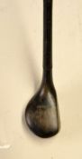 Wm Park compact scare head brassie with good makers stamp mark to crown and shaft