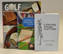 Antique Golf Clubs and Golfing Memorabilia books to incl