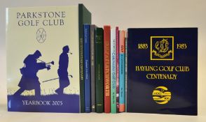 Golf Club Centenaries Books some signed to incl