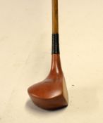 W.E Hunter Stand GC Manchester light stained driver - an appealing club in good condition.