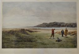 Adams, Douglas (1853-1920) after THE DRIVE - Caernarvonshire Golf Club - 2nd oldest golf in